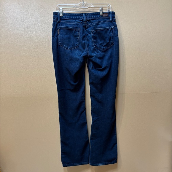Paige Dark Wash Manhattan Denim Bootcut Jeans Size 30 - Picture 6 of 9